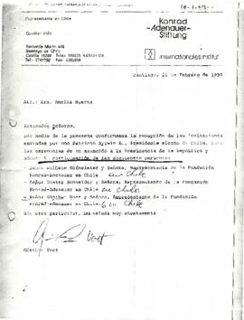 Carta del Konrad Adenauer Stiftung