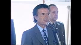 Presidente Aylwin en actividades conjuntas con el Presidente de Argentina Carlos Menem en Punta Arenas: video