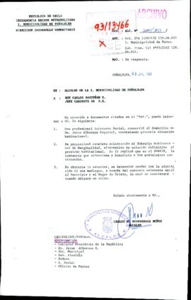 [Orden N° 2000/303 de la Municipalidad de Peñalolén]