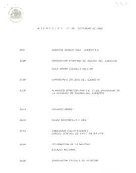 Programa Miércoles 22 de Diciembre de 1993.