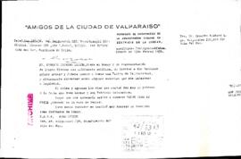 [Invitación a Encuentro con los grupos cívicos del Movimiento Amigos de la Ciudad de Valparaíso]