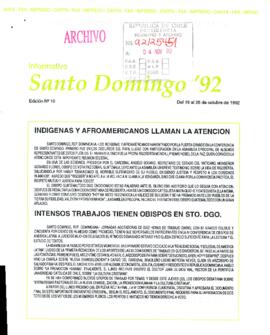 Informativo Santo Domingo '92