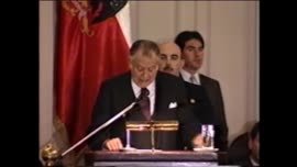 Presidente Aylwin ofrece discurso durante el VII Congreso de la Federación Latinoamericana de Magistrados: video