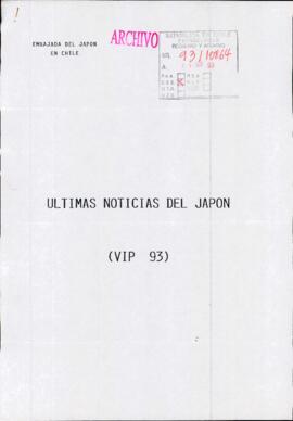 [Ultimas Noticias de Japón 1993]