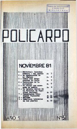 Policarpo : año 1 número 5