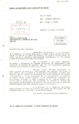 [Carta del Consejo de Presidentes de Taxis Colectivos de Iquique]