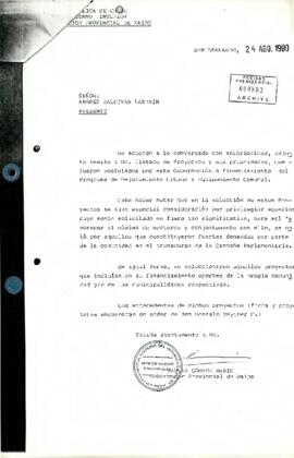[Carta de Gobernador provincial de Maipo, dirigida a Andrés Zaldivar Larrain]