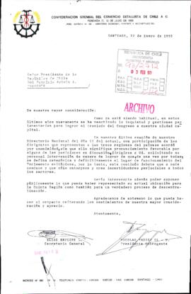 [Carta de Confederación Gremial del Comercio Detallista de Chile A.G.]