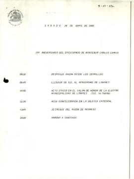 Programa Sábado 24 de Abril de 1993.