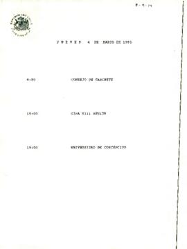 Programa Jueves 04 de Marzo de 1993.