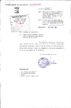 [Alcalde de Talcahuano remite copia de carta de respuesta dirigida a la Sra. Susana Troncoso]