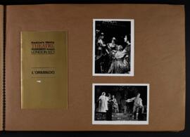 Programa : Sadler's Wells Theatre. L´Ormindo