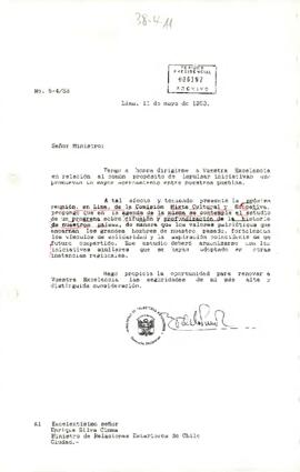 [Carta sobre propuesta para reunión en Lima]