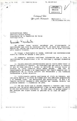 [Carta de Embajador de Chile en Estados Unidos]