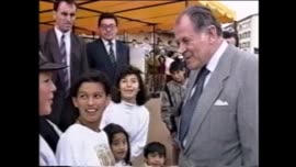 Presidente Aylwin visita población en Osorno: video