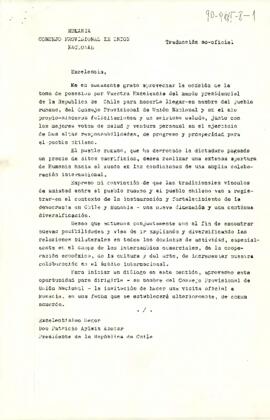 [Carta del Consejo Provisional de Unión Nacional Rumano]
