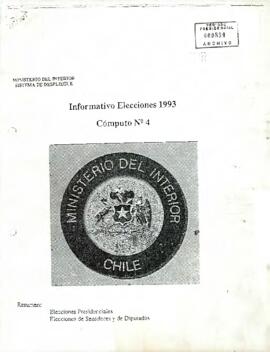 Informativo elecciones 1993