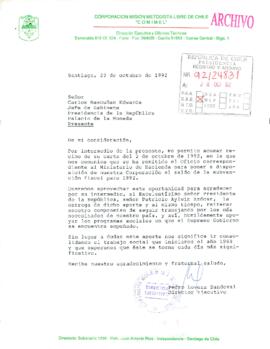 [Carta de Corporación Misión Metodista Libre de Chile]