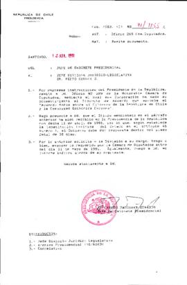 [Envío de fotocopias cartas a Jefe de División Jurídico-Legislativa Sr. Pedro Correa O.]