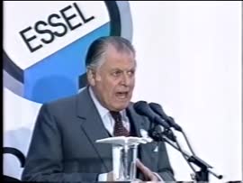 Presidente Aylwin ofrece discurso para la empresa Essel en la Sexta Región: video