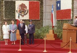 Visita de Estado del Presidente Patricio Aylwin a México: Ceremonia Oficial