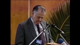 Presidente Aylwin ofrece discurso en Isla de Pascua: video
