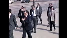 Imágenes del Presidente Aylwin en Washintong D.C. : video