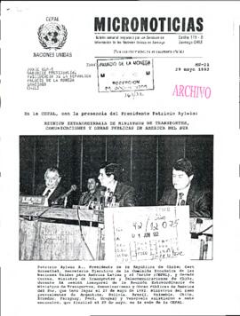 Micronoticias: Boletín semanal preparado por los Servicios de Información de las Naciones Unidas en Santiago