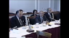 Presidente Aylwin se reúne con autoridades en Washington D.C. : video