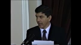 Presidente Aylwin es homenajeado por el Presidente Gaviria en el Palacio de Nariño Colombia : video
