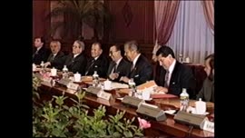 Presidente Aylwin se reúne con el Presidente de China Yang Shangkun: video