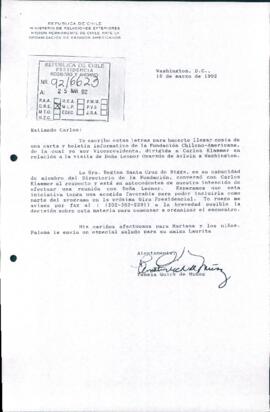 [Carta de la Misión Permanente de Chile ante la Organización de Estados Americanos dirigida al Je...