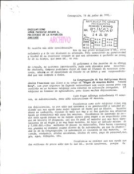 [Carta de la Congregación de las Religiosas Mercedarias Francesas de Concepción]
