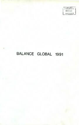 Balance global 1991