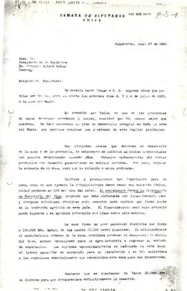 Carta de la cámara de diputados de Chile