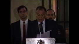 Ceremonia en honor al Presidente de Hungría Árpád Göncz : video