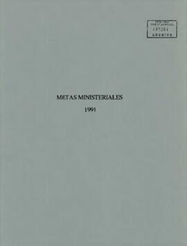 Metas ministeriales 1991