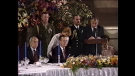 Discursos presidenciales Patricio Aylwin y George Bush : Video