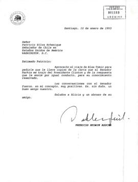 [Carta dirigida a la Embajada de Chile en Estados Unidos]
