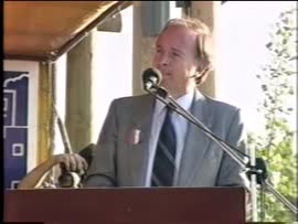 Presidente Aylwin inaugura el ensanche en Avenida Santa Rosa y Parque La Bandera: video
