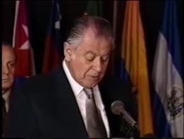 Presidente Aylwin pronuncia discurso en la conmemoración de la fundación de las Naciones Unidas: video