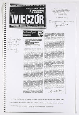 Artículo: Critica de la presentación en Polonia de la obra "petroglifos"