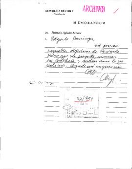 [Carta del Ministro de Hacienda dirigida al Presidente Patricio Aylwin, relacionada a Planta y remuneraciones de la Contraloría General de la República]