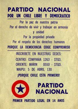 Partido Nacional por un Chile libre y  democrático