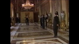 Presidente se reúne con distintas personalidades de la iglesia y el mundo político en Italia : video