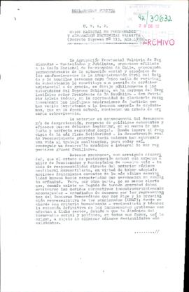 [Declaración pública de Unión Nacional de Pensionados y Agrupación provincial de Valdivia]