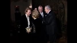 Imágenes del Presidente de Portugal Mario Soares en Chile: video
