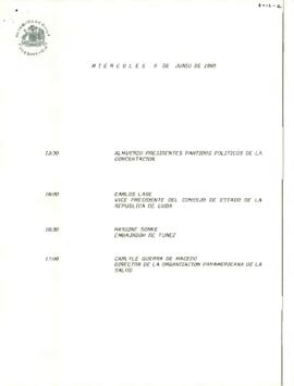 Programa Miércoles 09 de Junio de 1993.