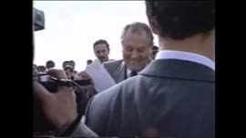 Llegada del Presidente Aylwin al Estadio San Lorenzo en San Pedro de Atacama : video