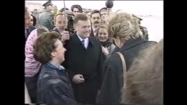 Llegada oficial del Presidente Aylwin a Alemania: video